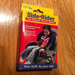 Clip on basket for car seat